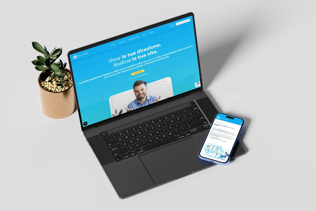 Silife - ui ux design realizzazione sito web piattaforma prenotazioni online - Jacopo Vanzini web designer - 01