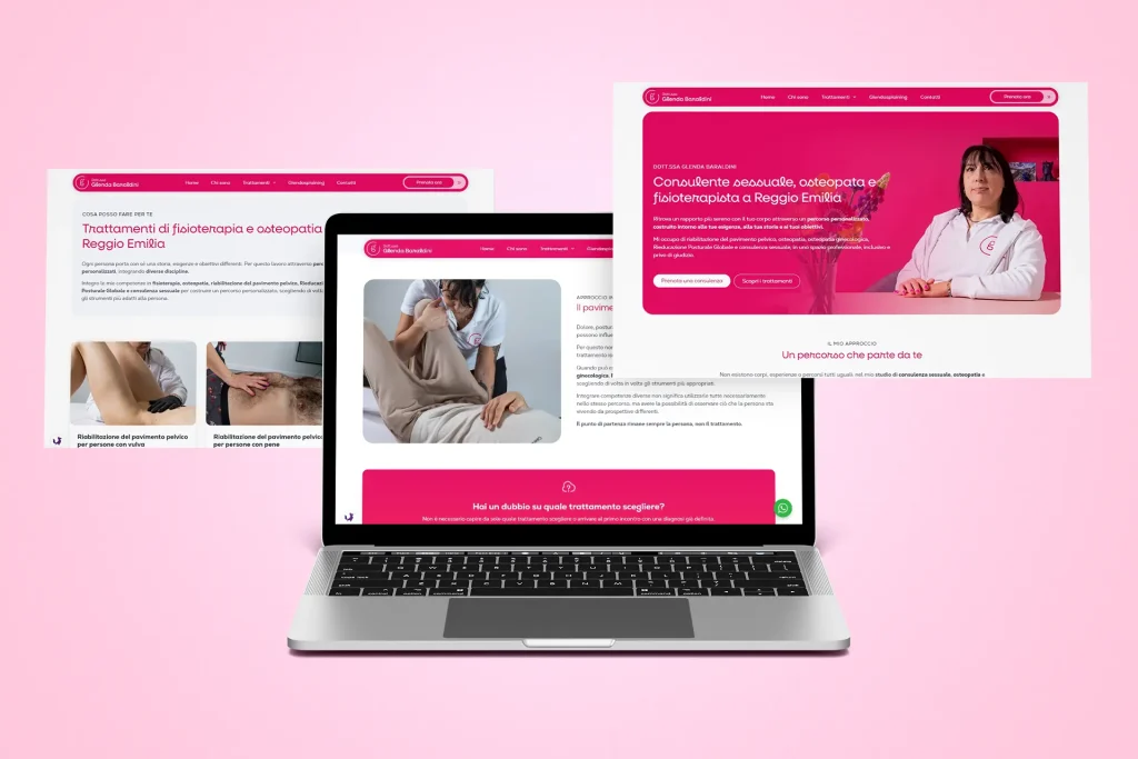 Osteoglenda progetto di web design SEO e brand identity - Jacopo Vanzini Reggio Emilia